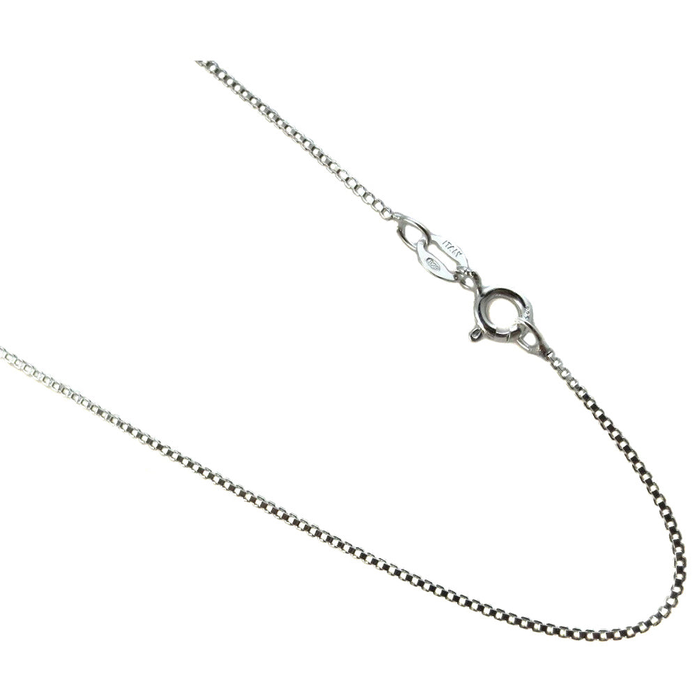 Box 1.1mm Sterling Silver Chain