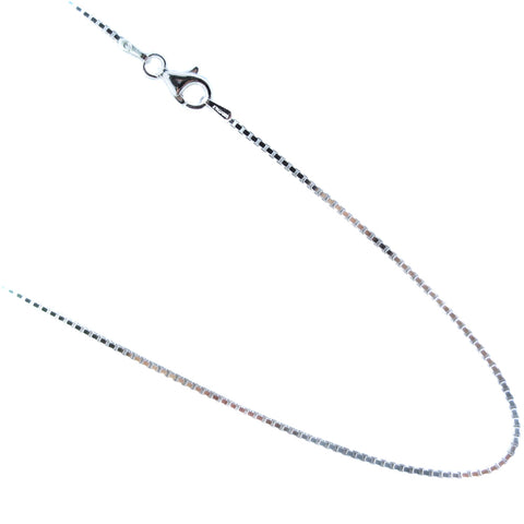 Box 1.2mm Sterling Silver Chain