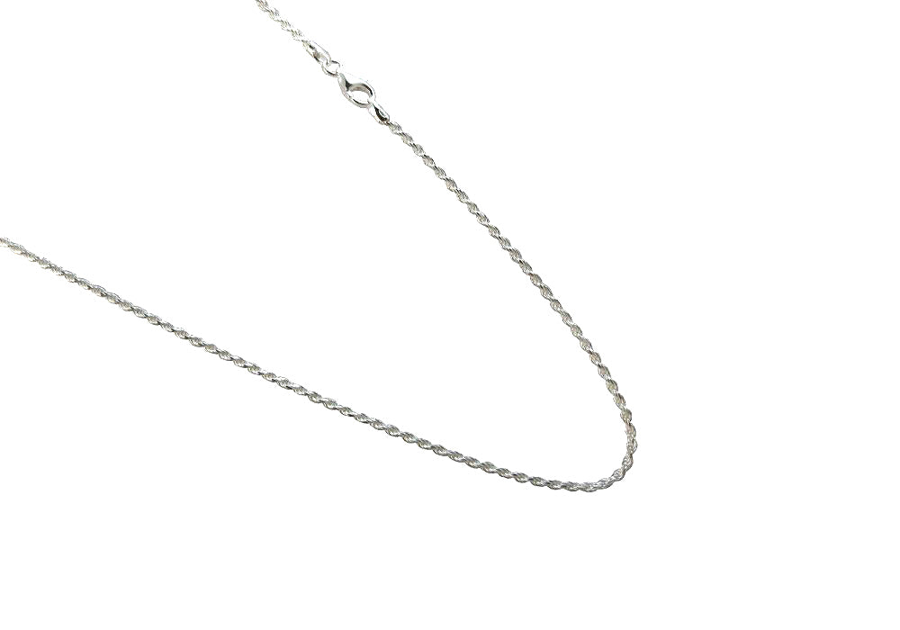 Rope 1.5mm Sterling Silver Chain