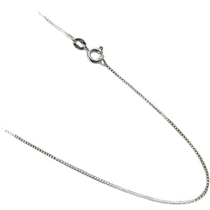 Box 1mm Sterling Silver Chain