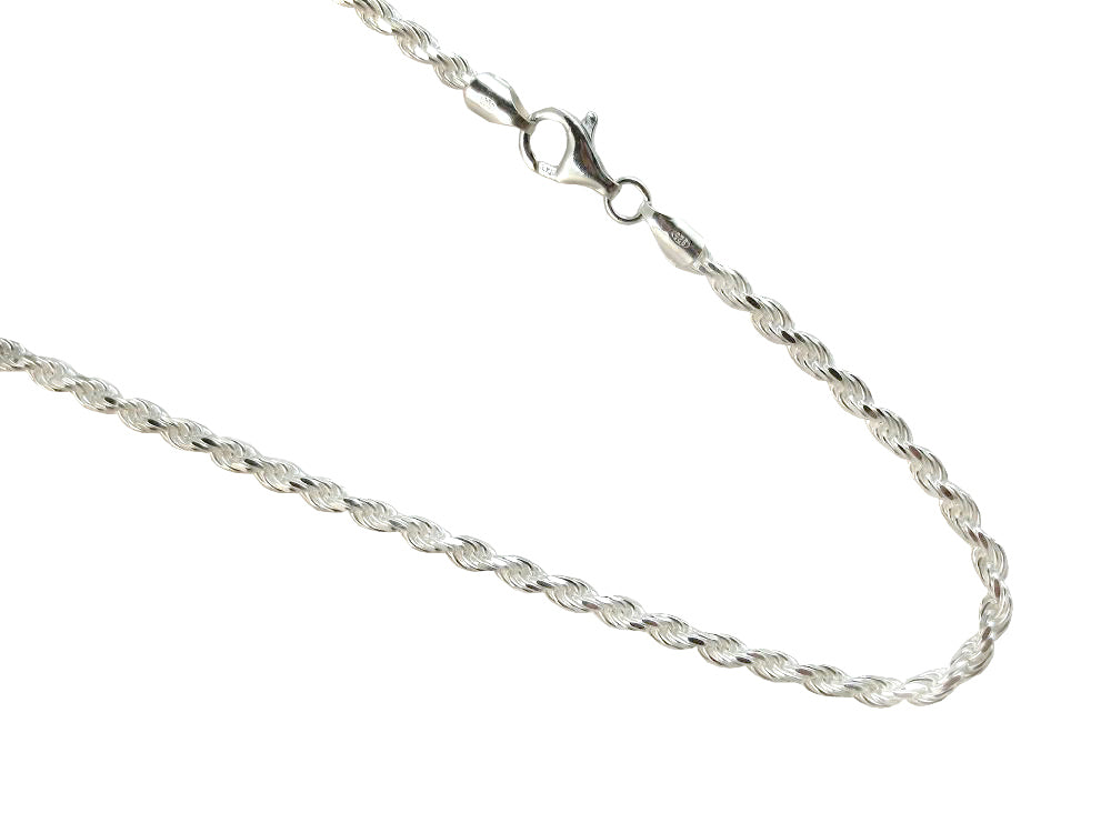 Rope 3.5mm Sterling Silver Chain