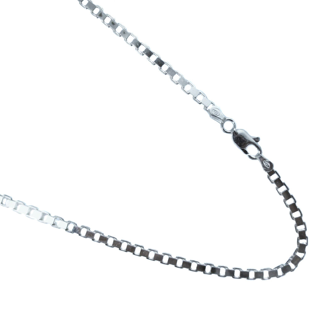 Box 3mm Sterling Silver Chain