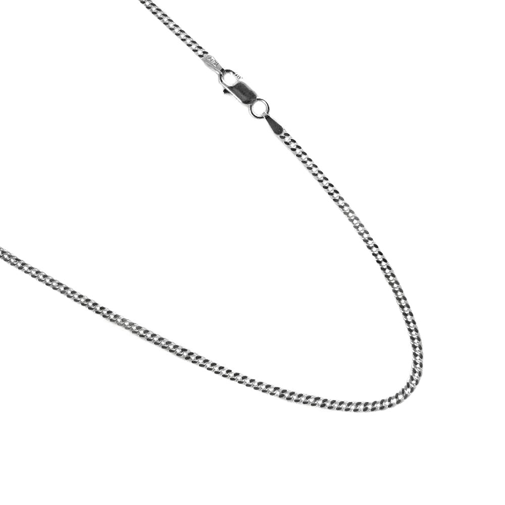 Curb 2mm Sterling Silver Chain