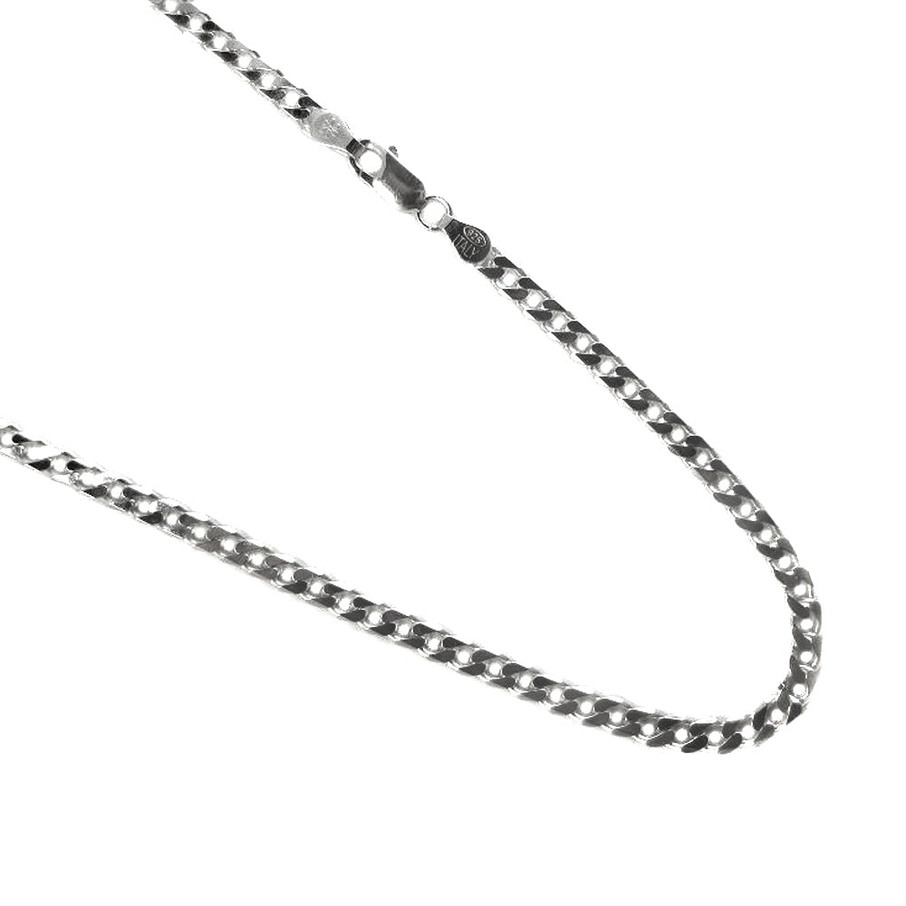 Curb 3.5mm Sterling Silver Chain