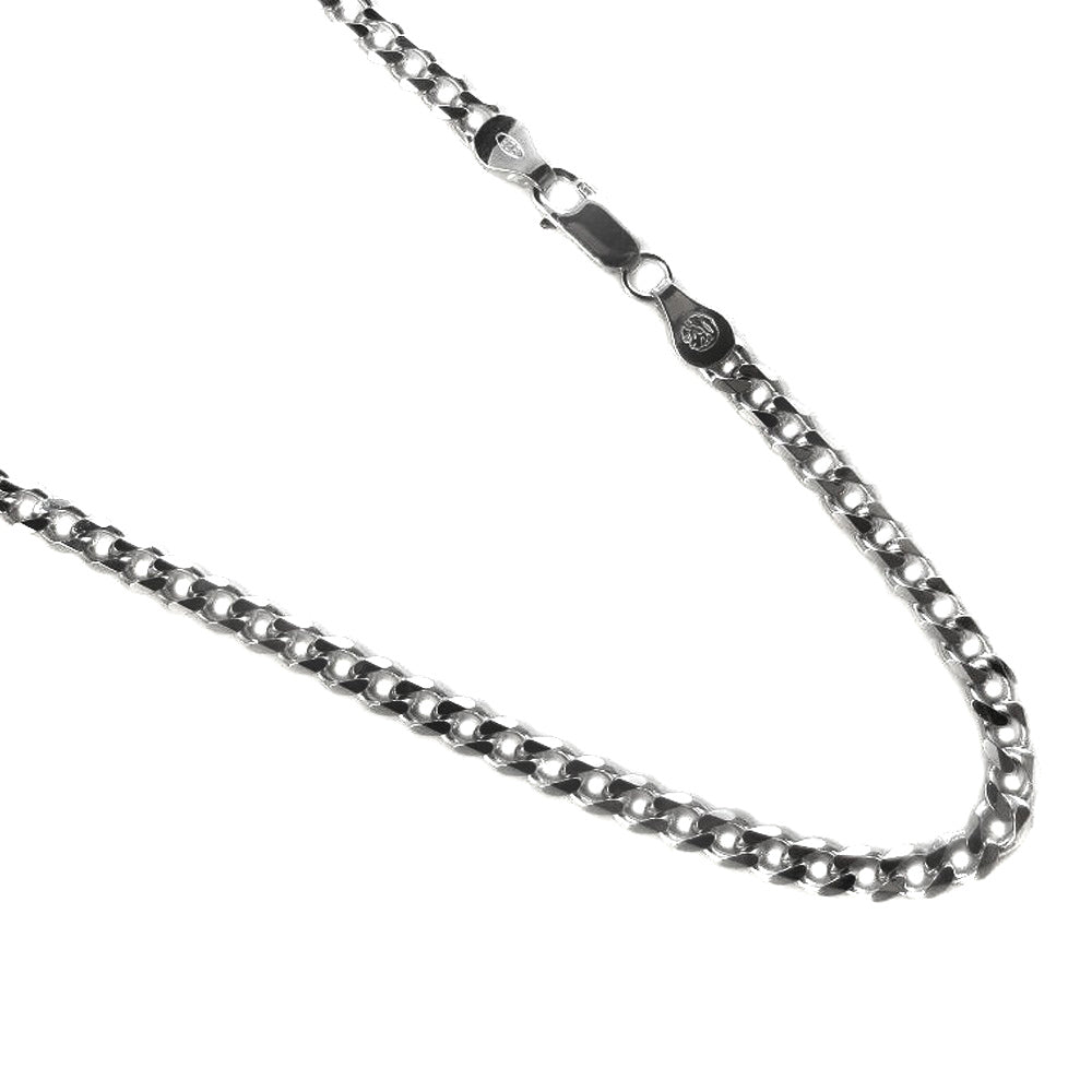 Curb 4.5mm Sterling Silver Chain