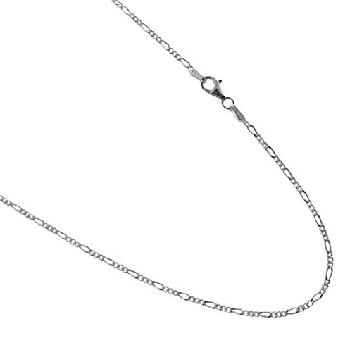 Figaro 1.5mm Sterling Silver Chain