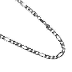 Figaro 6mm Sterling Silver Chain